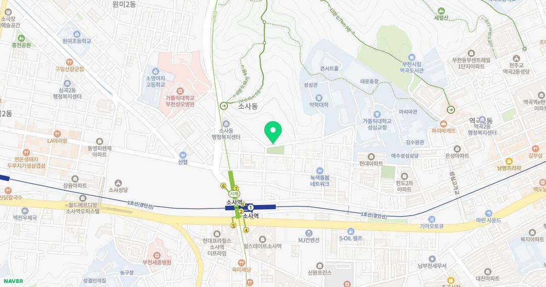 분도유치원 위치 지도