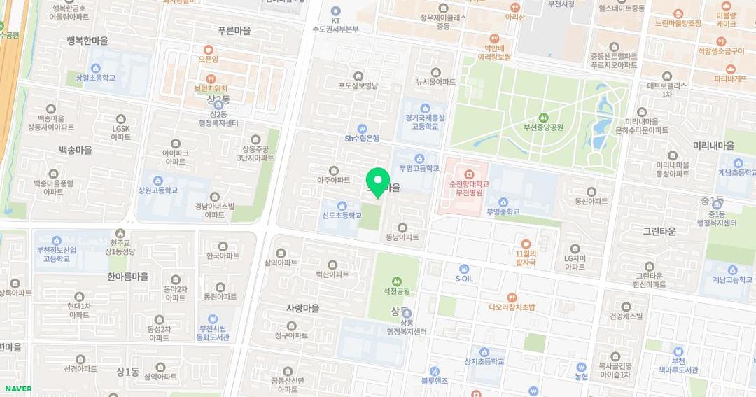 낙원유치원 위치 지도