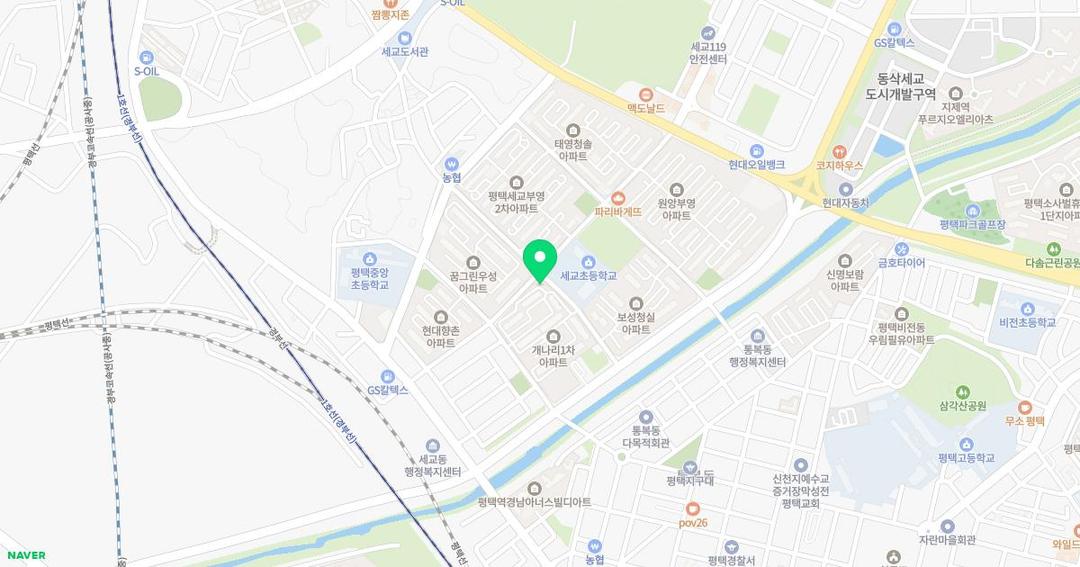 아이들천국유치원 위치 지도