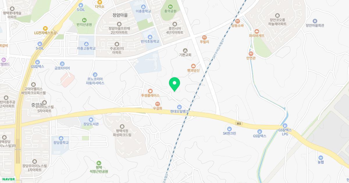 한스유치원 위치 지도