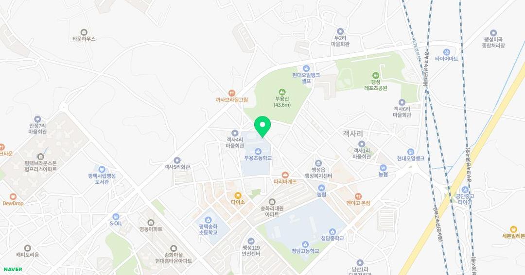 부용초등학교병설유치원 위치 지도