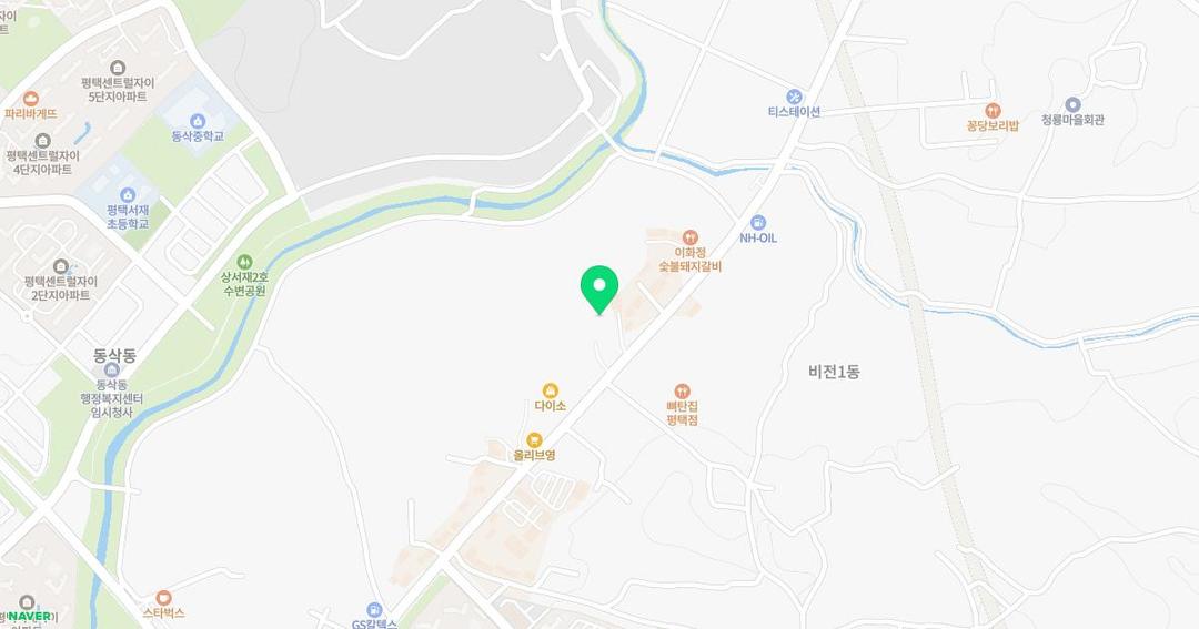 한솔유치원 위치 지도