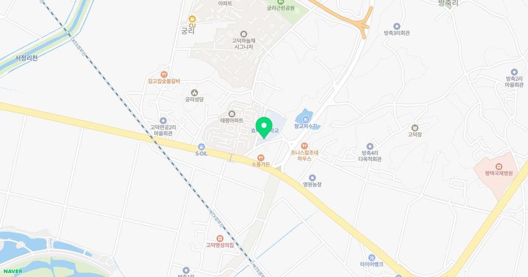 효덕초등학교병설유치원 위치 지도