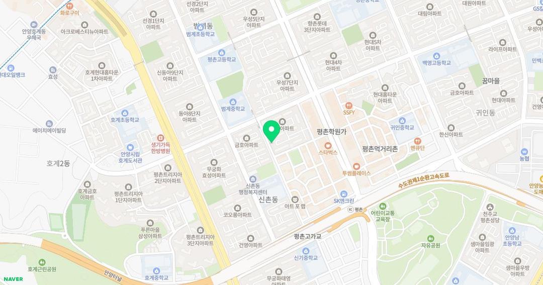 보라유치원 위치 지도