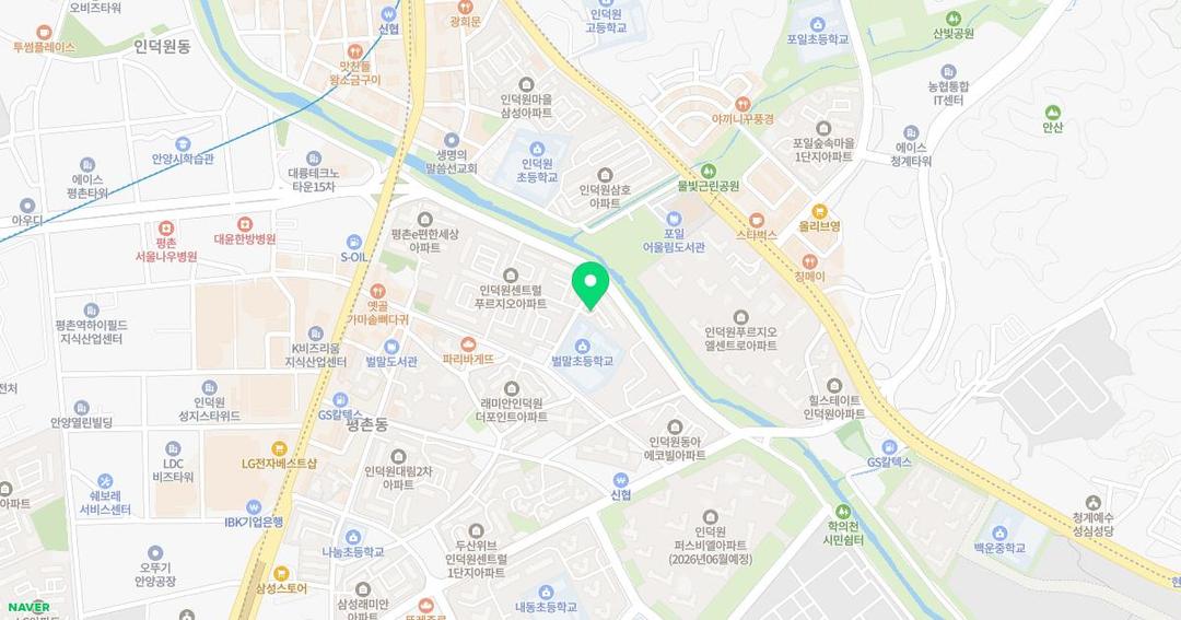 꿈열매유치원 위치 지도