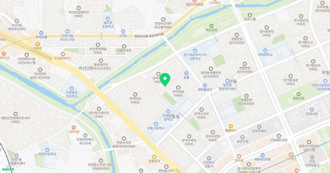 창의나라유치원 위치 지도