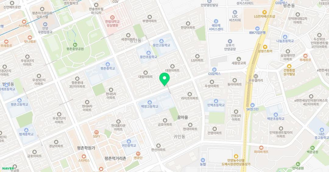 대림유치원 위치 지도