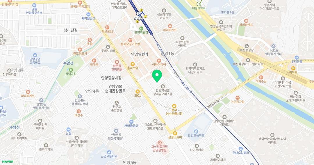 샤론유치원 위치 지도