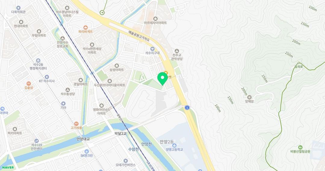 해관유치원 위치 지도