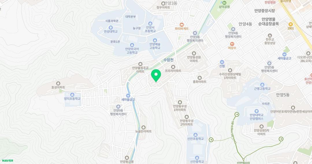 아름유치원 위치 지도