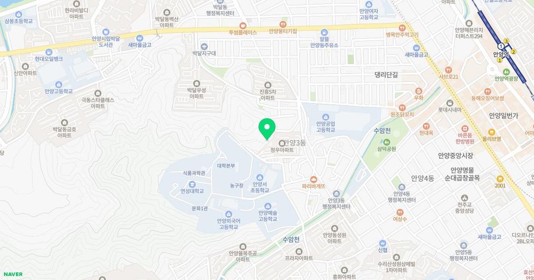 연성대학교부속유치원 위치 지도