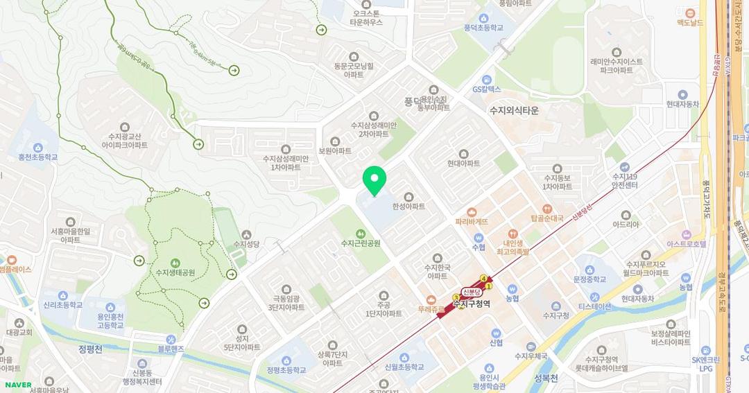 토월초등학교병설유치원 위치 지도