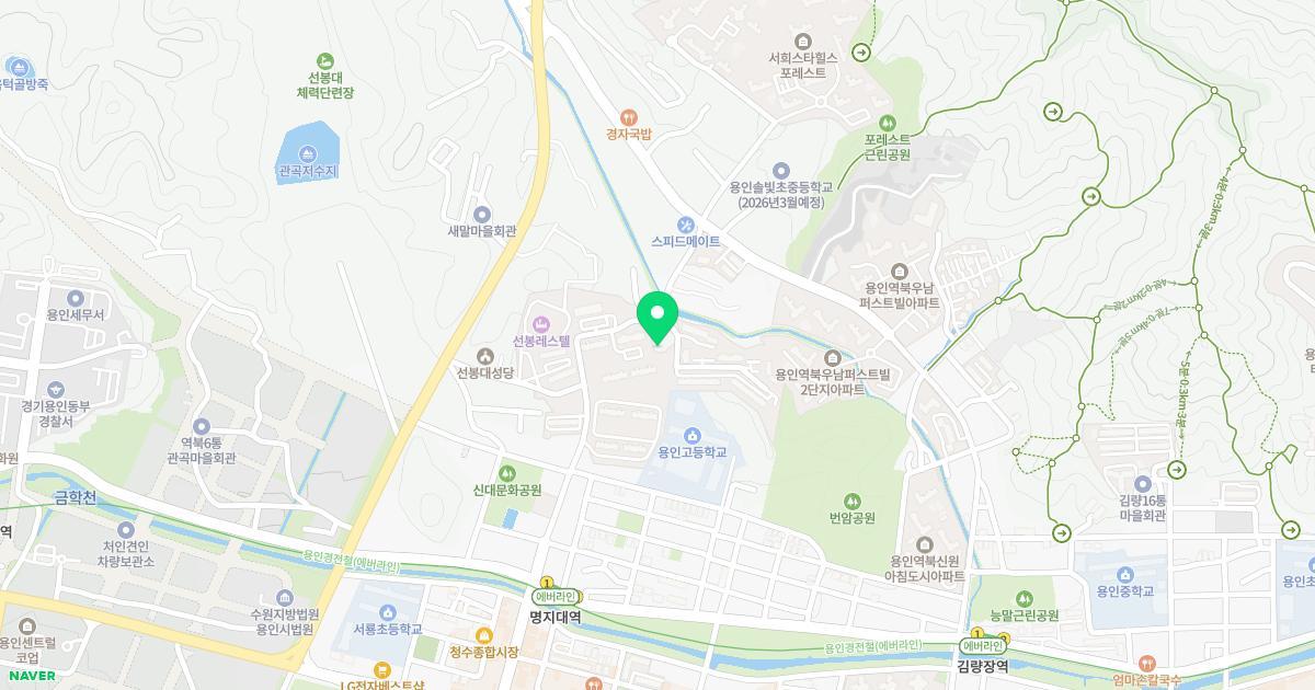 해오름유치원 위치 지도