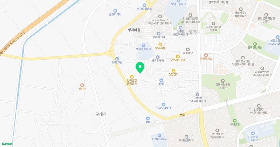 한울유치원 위치 지도