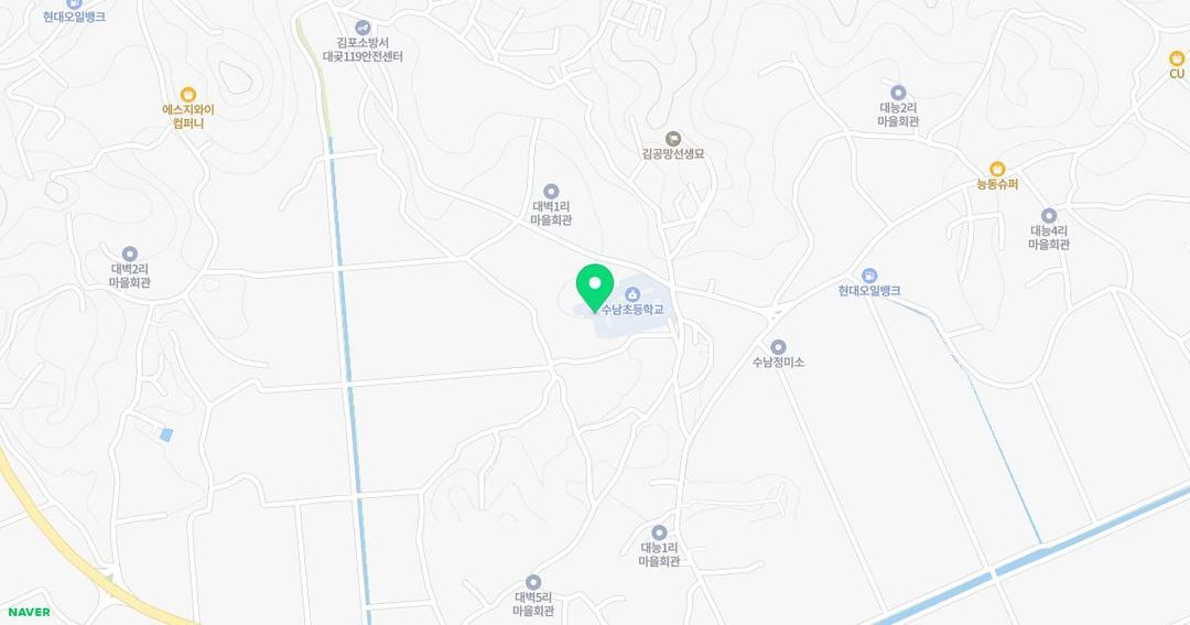 수남초등학교병설유치원 위치 지도