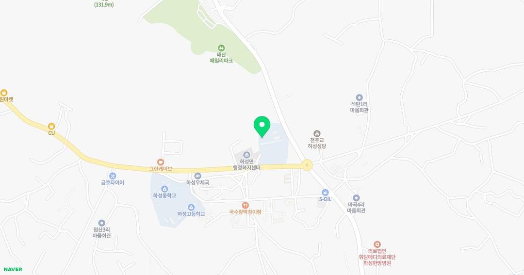 하성초등학교병설유치원 위치 지도