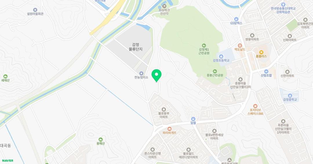 다사랑유치원 위치 지도