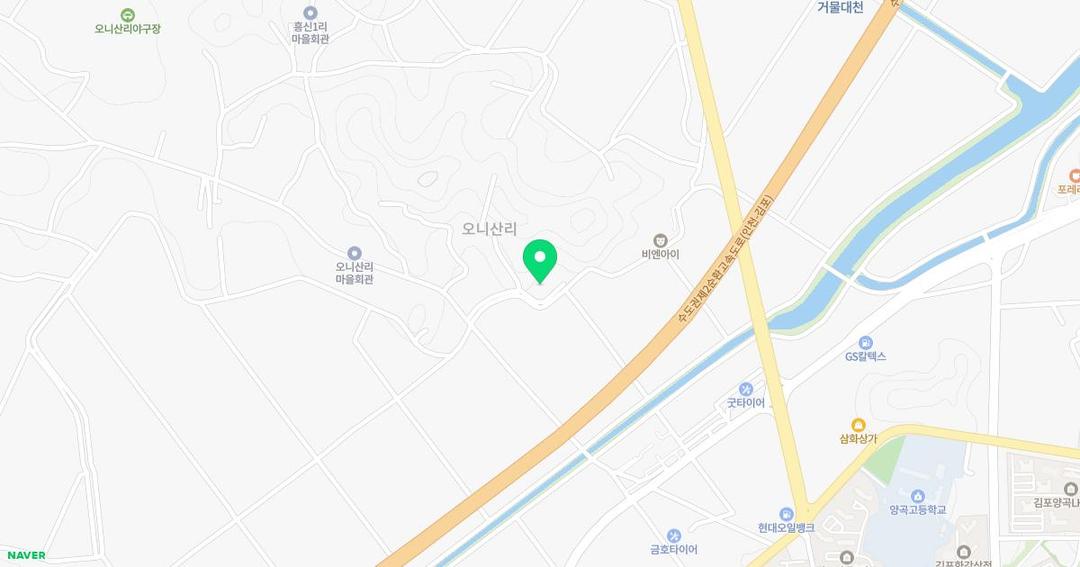 푸른숲유치원 위치 지도