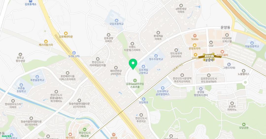 드림유치원 위치 지도