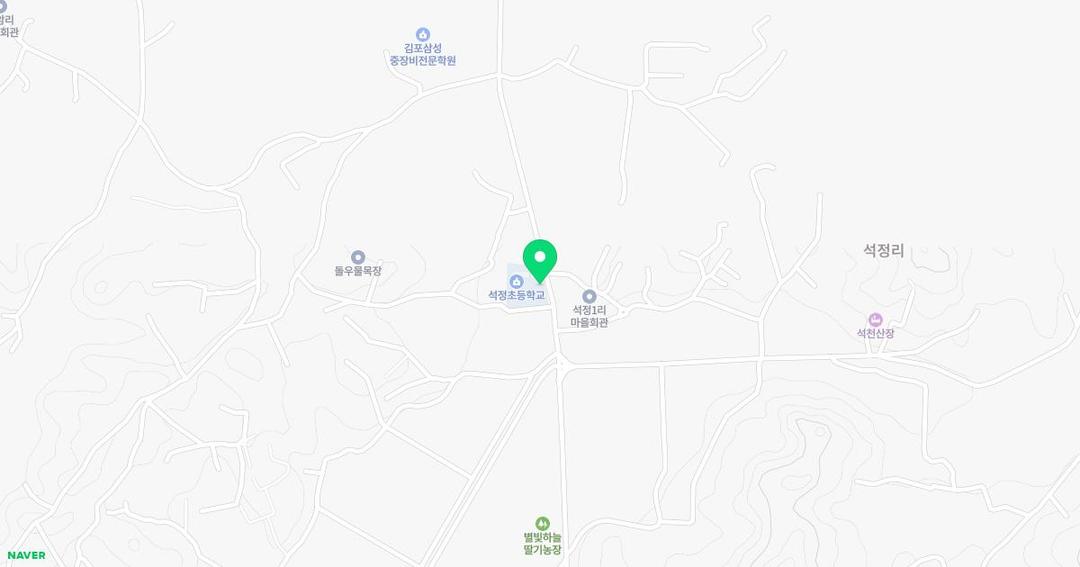 석정초등학교병설유치원 위치 지도