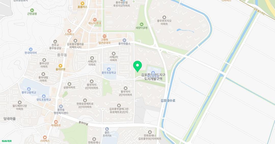 영재유치원 위치 지도