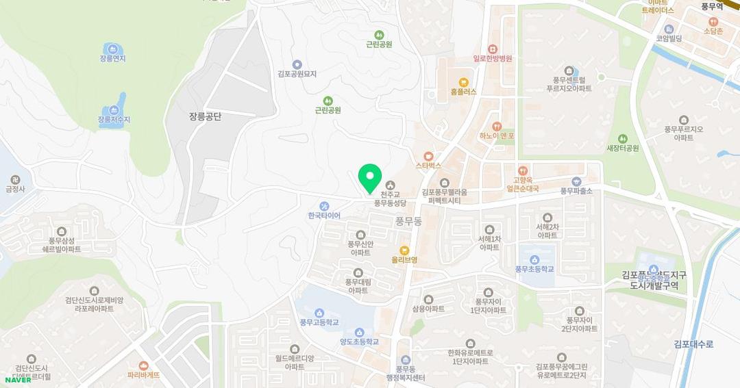 중앙유치원 위치 지도