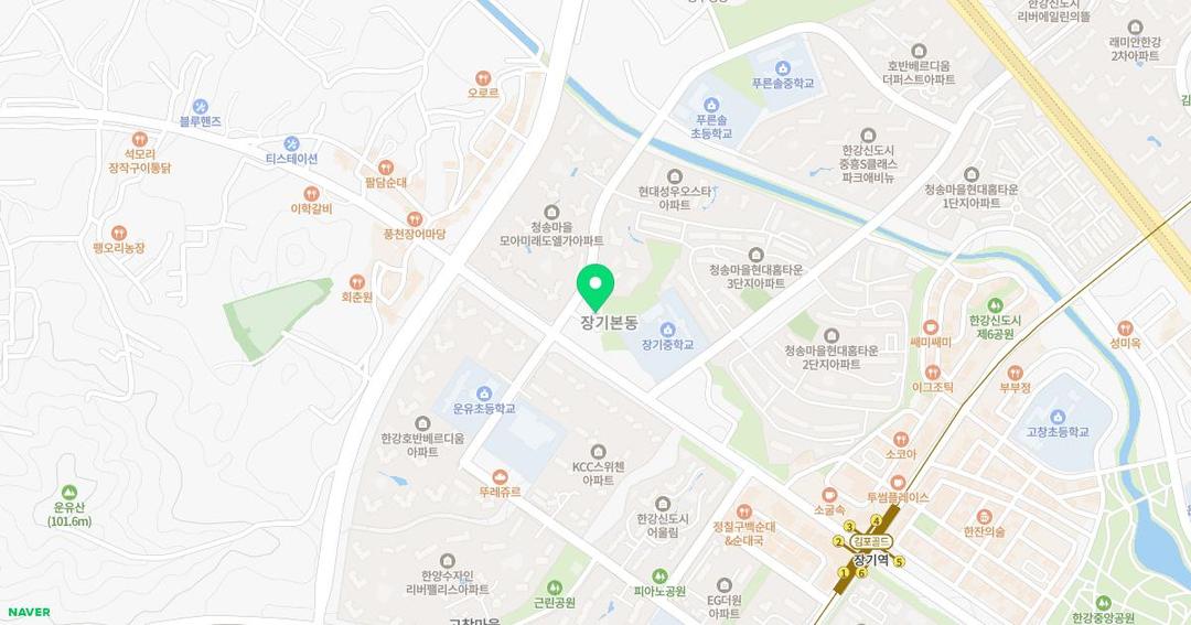 에릭한유치원 위치 지도