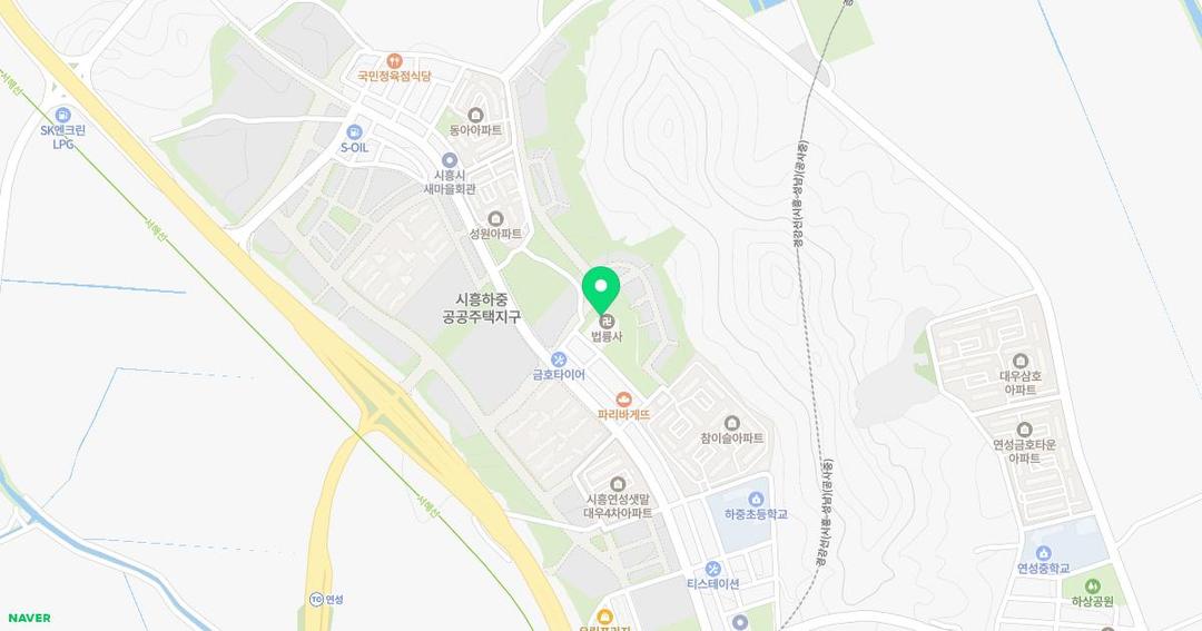 아란유치원 위치 지도