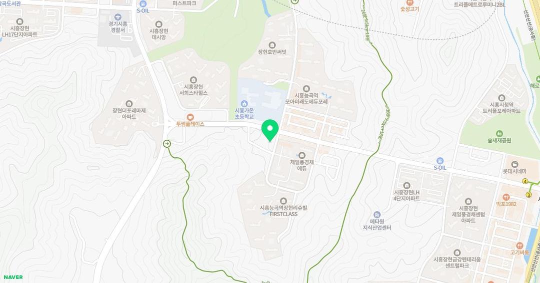 시흥가온유치원 위치 지도