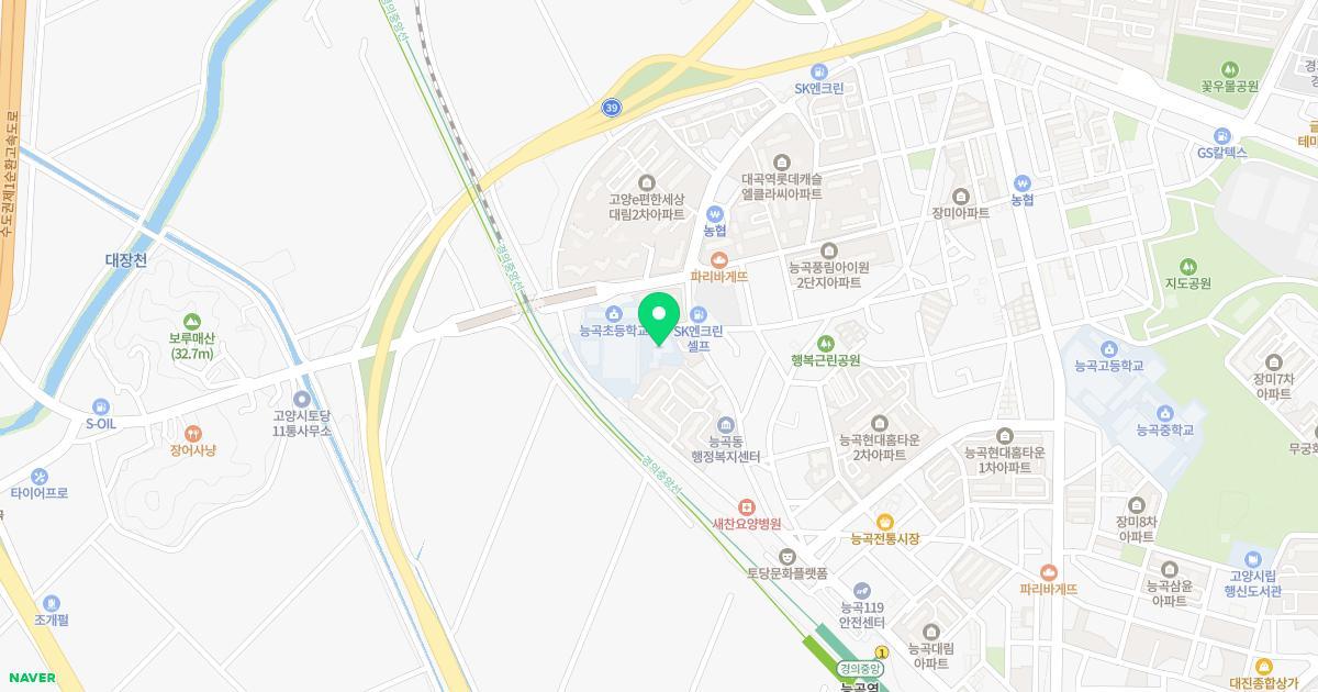 능곡초등학교병설유치원 위치 지도