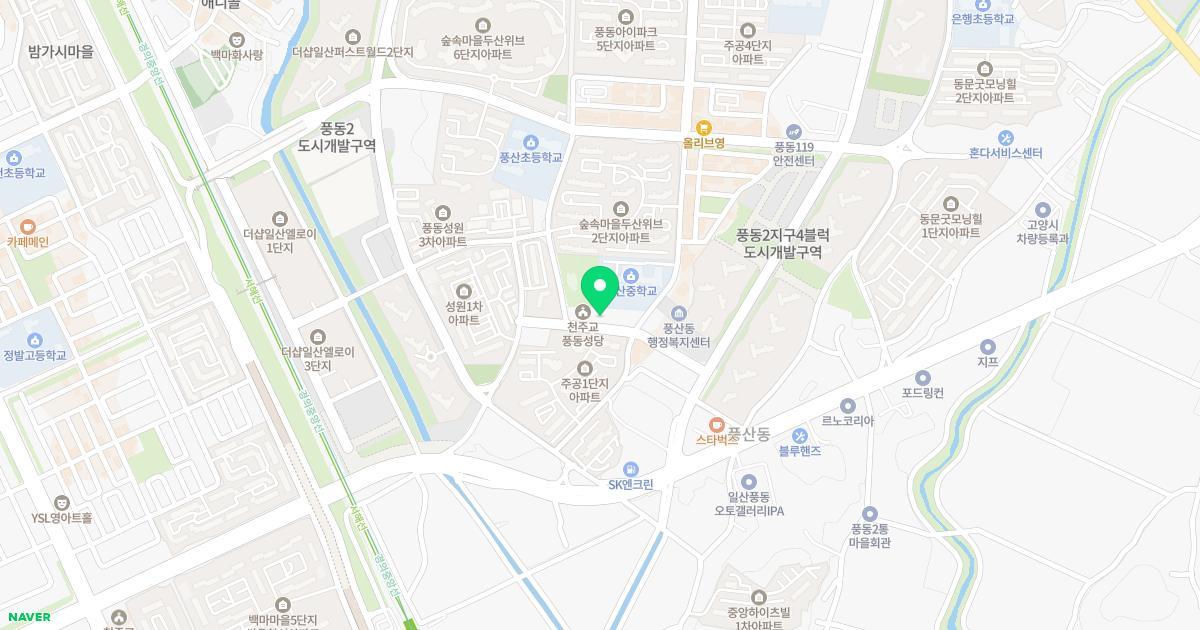 하늘숲유치원 위치 지도