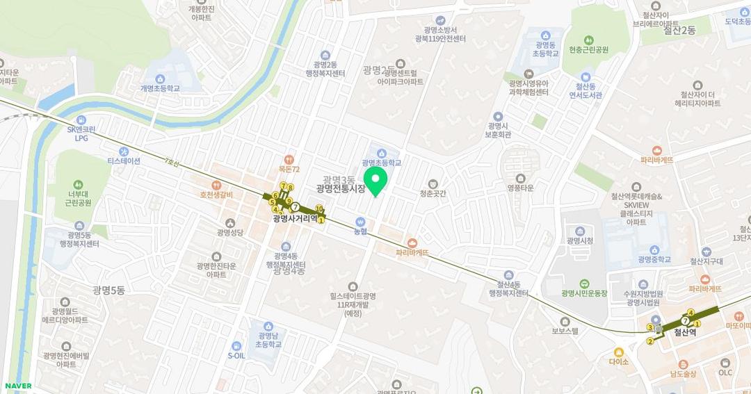 녹야유치원 위치 지도