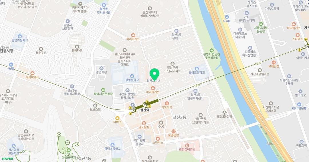 삼흥유치원 위치 지도