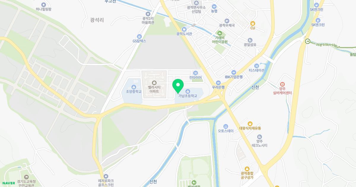 가납초등학교병설유치원 위치 지도