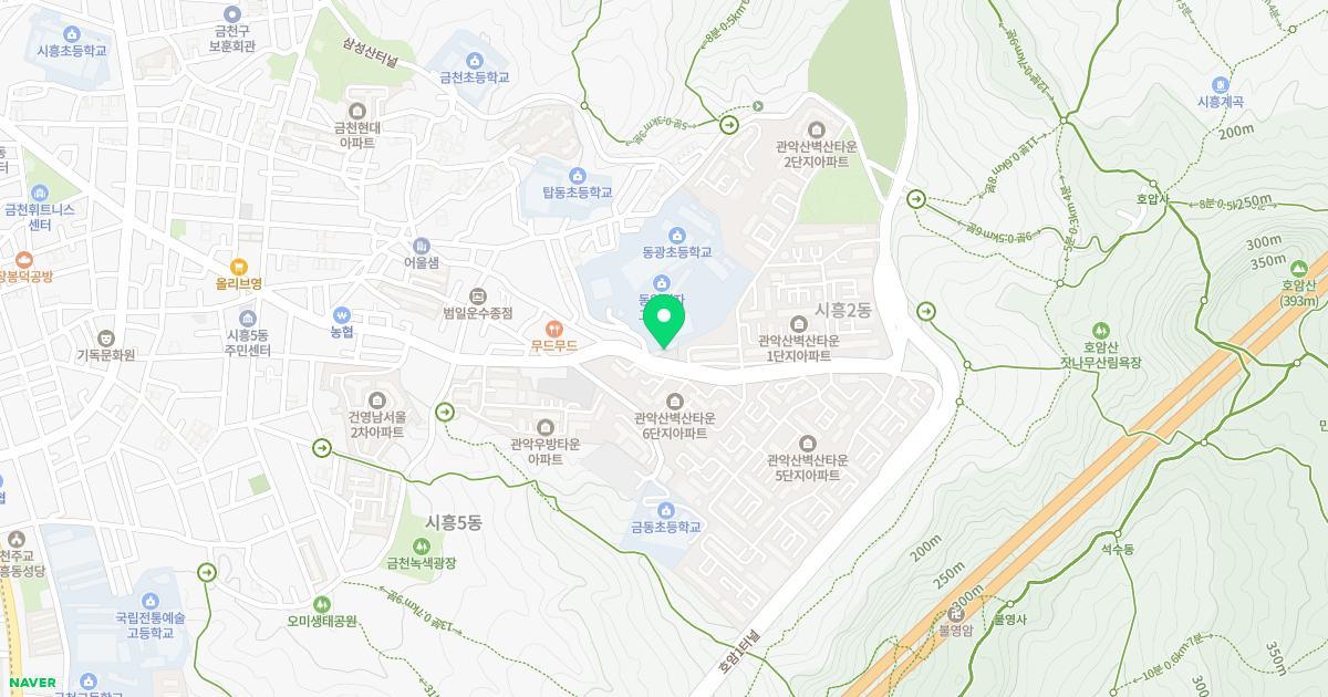 동일유치원 위치 지도