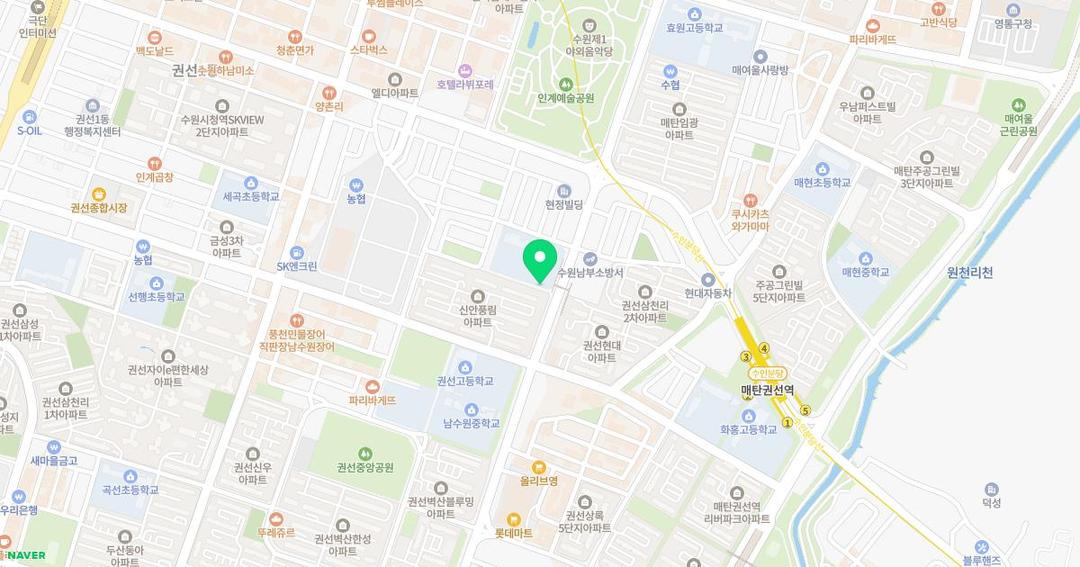 효정초등학교병설유치원 위치 지도