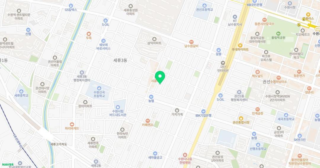 희망뜰유치원 위치 지도