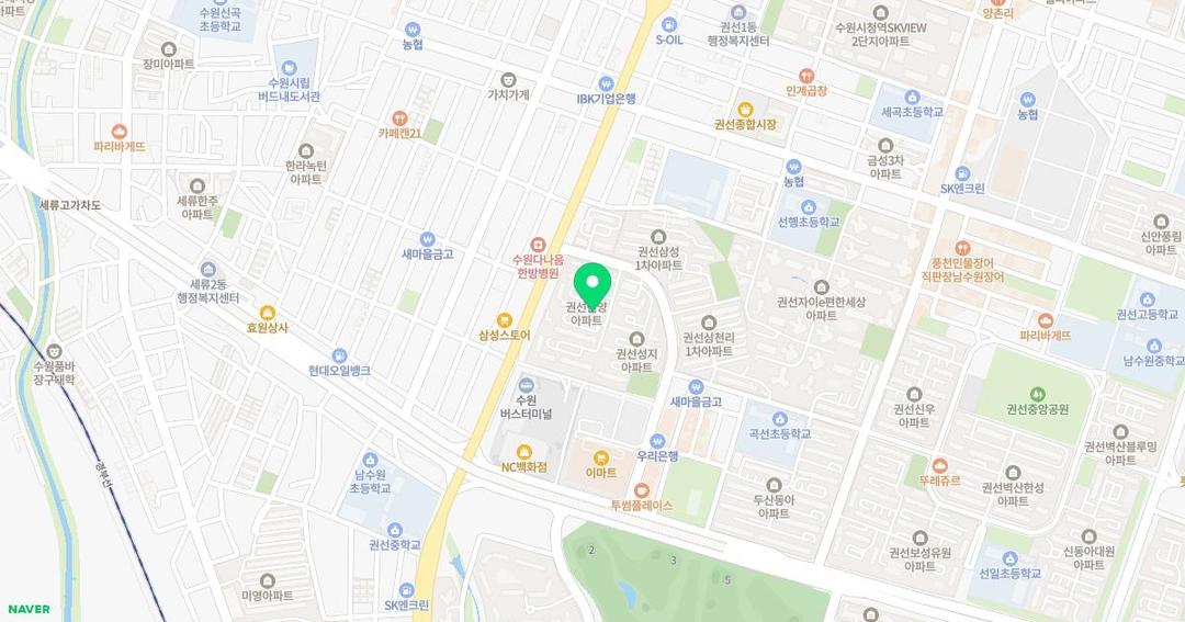 아이사랑유치원 위치 지도