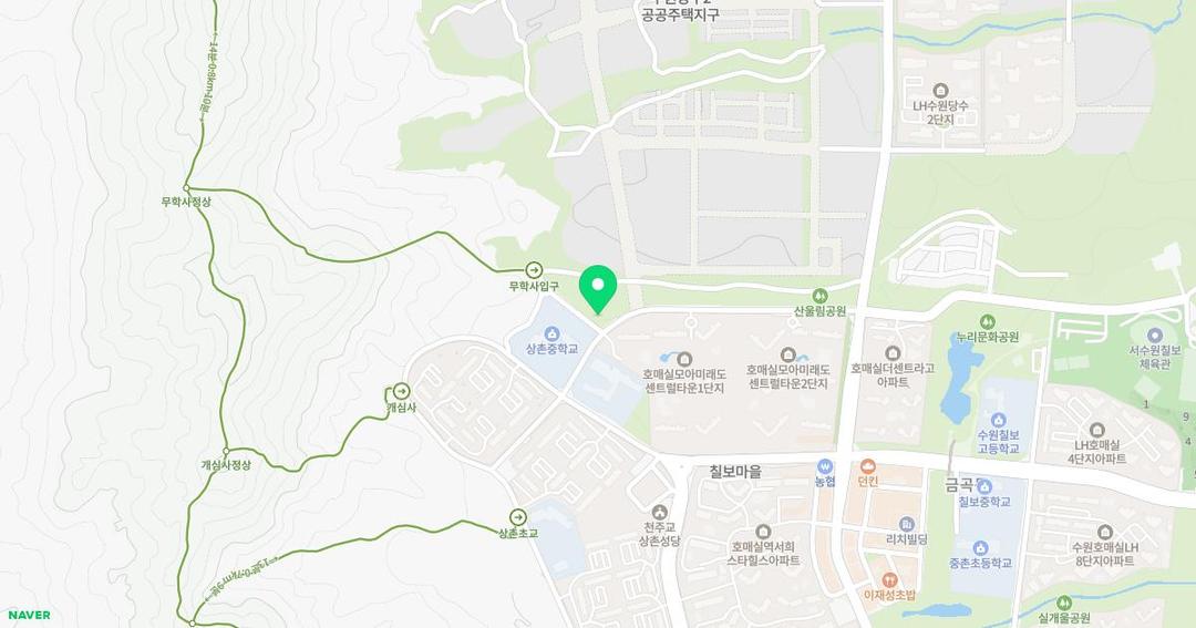 가온누리유치원 위치 지도