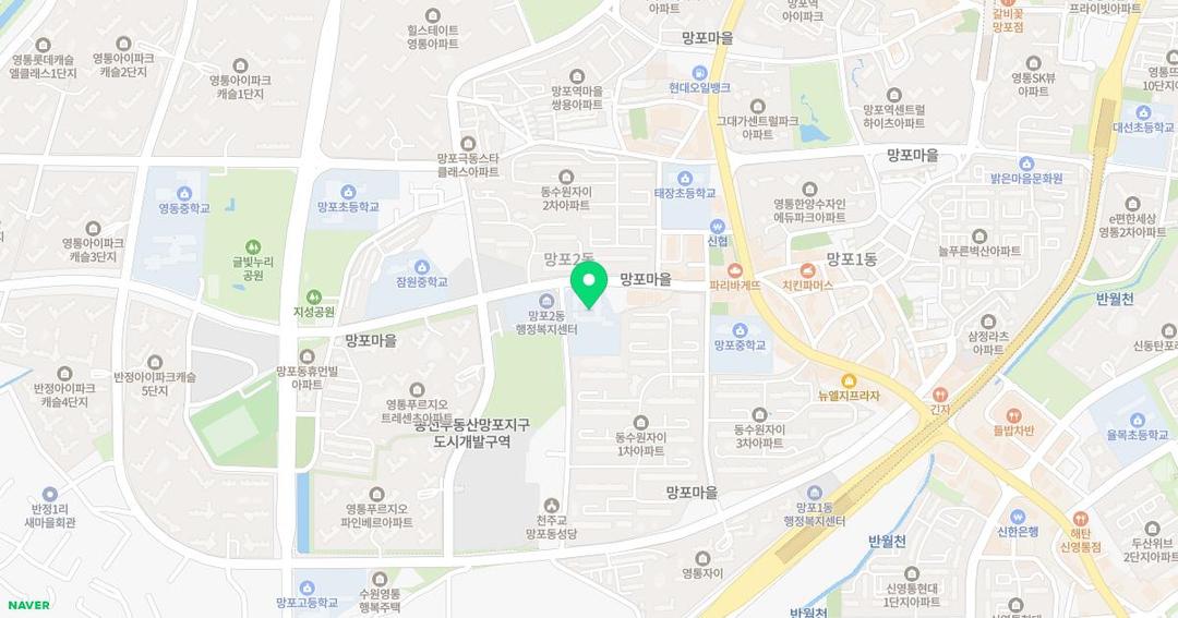잠원초등학교병설유치원 위치 지도
