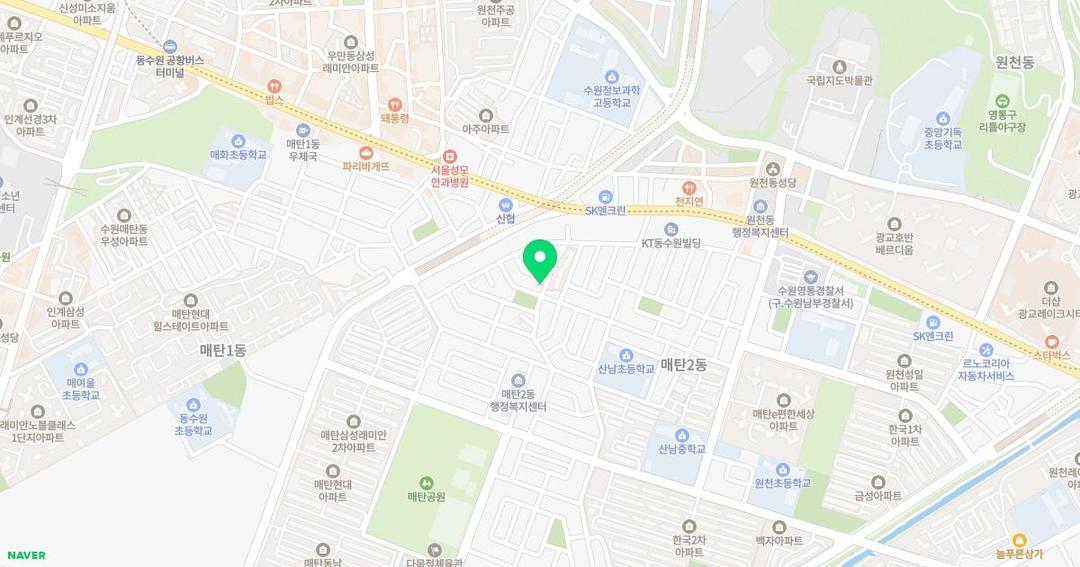 뽀뽀뽀유치원 위치 지도