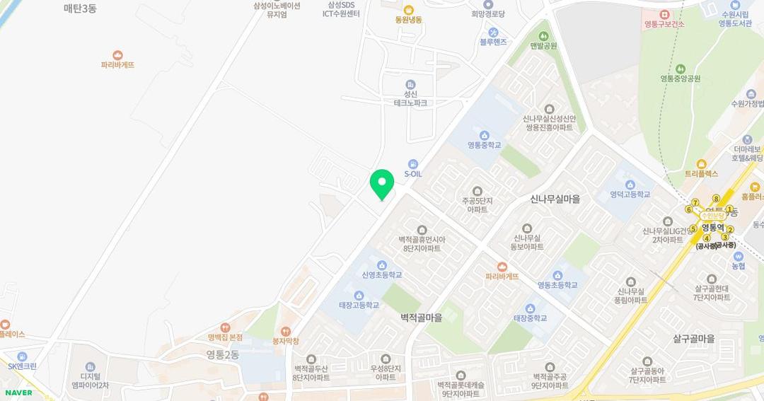 이야기나무유치원 위치 지도