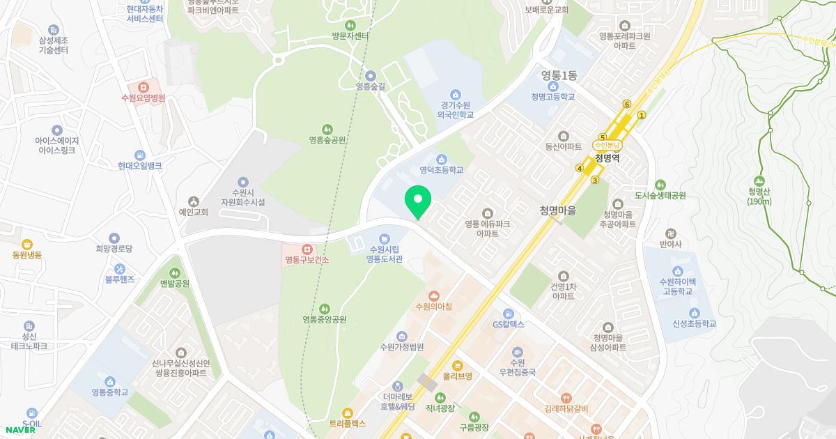 늘푸른유치원 위치 지도