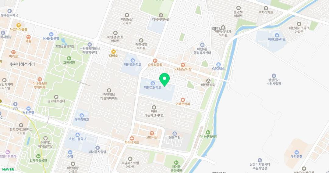 효동초등학교병설유치원 위치 지도