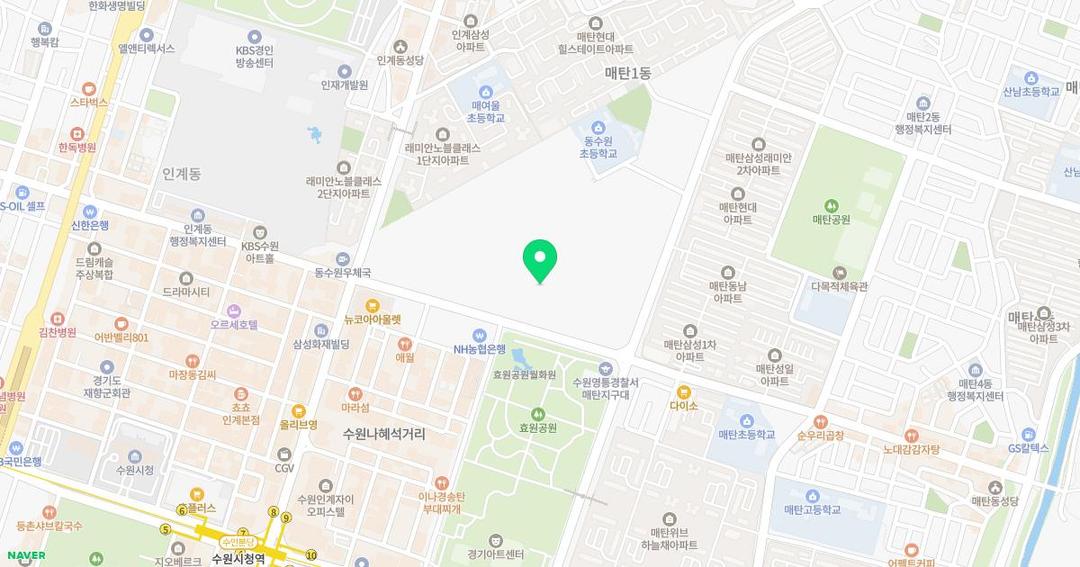 솔샘유치원 위치 지도
