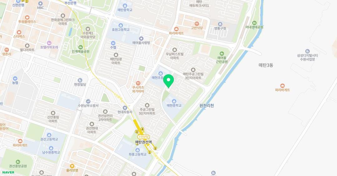 나라유치원 위치 지도