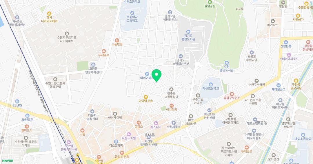 경동유치원 위치 지도