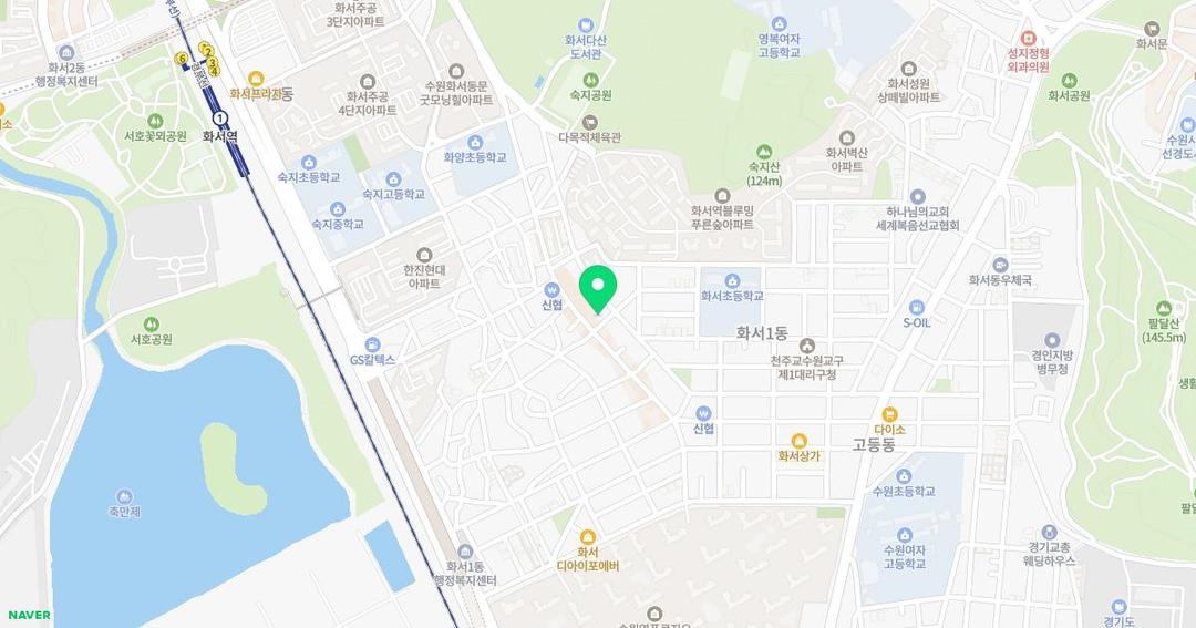 행복나무유치원 위치 지도