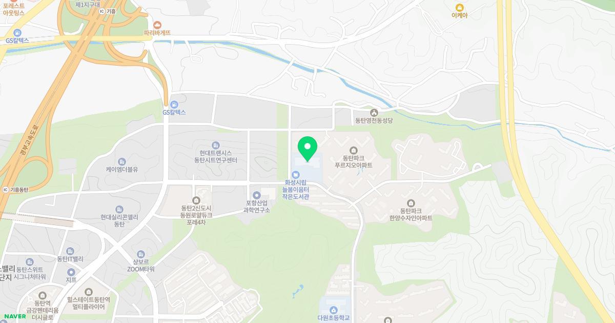 늘봄초등학교병설유치원 위치 지도