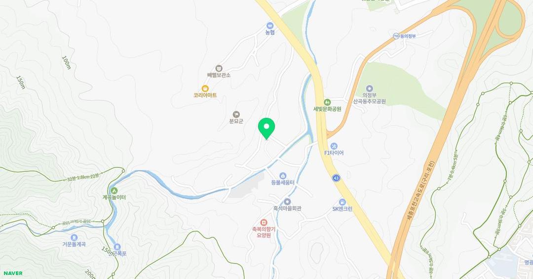 자연유치원 위치 지도